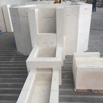 Brandbestendig glas smeltblok AZS met 1770°-2000° vuurbestendigheid en CaO-gehalte van 0,3-1%
