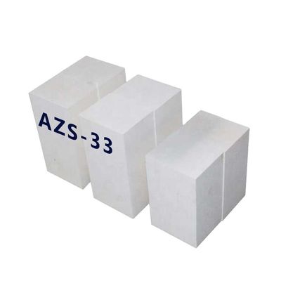 33 36 41 Corundumsteen voor glasovens SiC-gehalte 1,2-1,4% en CaO-gehalte 0,3-1%