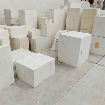 Aluminiumblok Hoge Alumina Zirconium Corundum AZS vuurvaste bakstenen met SiC-gehalte