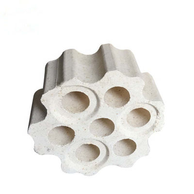 Hoge aluminium checker bakstenen vuurvaste roosterbakstenen voor hoge temperatuur toepassingen