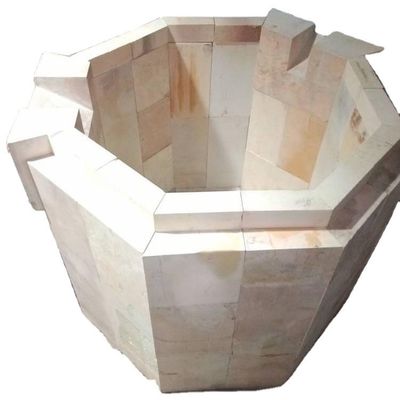 16% SiO2-gehalte AZS Arch Crown Refractory Block/Brick Fused Cast AZS Block