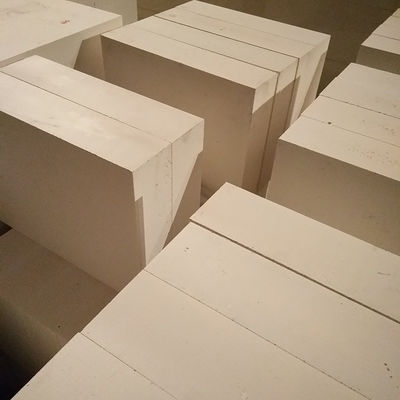 Hoge aluminium vuurvaste bakstenen maat aanpassing gesmolten AZS blokken voor glasoven