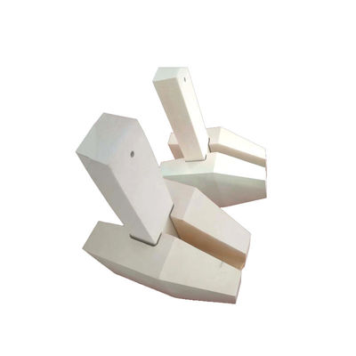 SiO2 Float Glass Kiln Gate Brick met goede elektrische isolatie Quartz Ceramic Parts