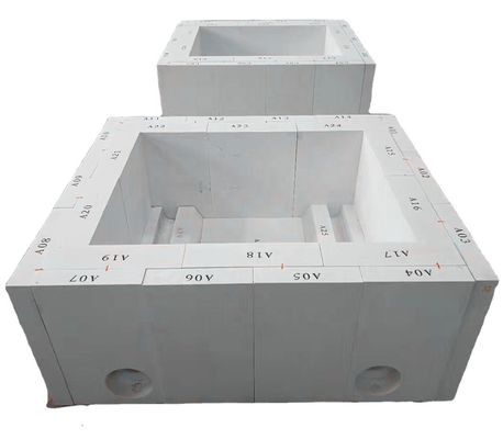 Monofrax S-3 S-4 S-5 AZS Gegote Zirconia Corundumbrieken voor glasovens