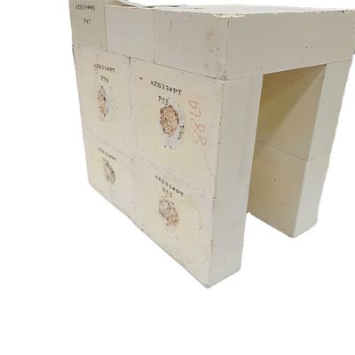 Zirconia-corundum-corundum vuurvaste mullite baksteen voor bekleding van zirconium-aluminiumblokken