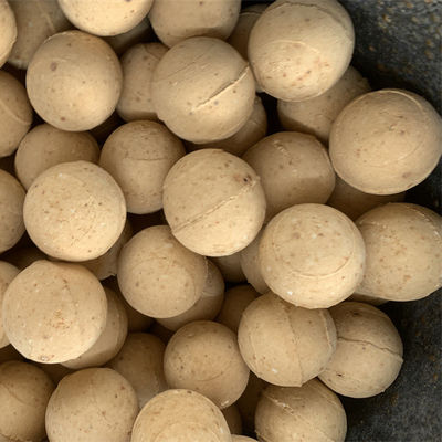 65% Al2O3-gehalte Aluminagolletjes Top-ondersteuningsmiddelen voor porseleinen droogmiddel en katalysator