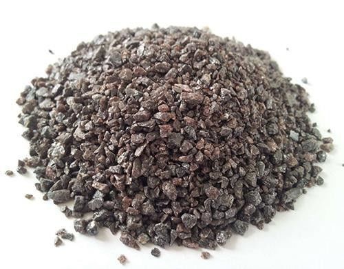 MOH Hardheid 9,0 min Bruin gesmolten aluminoxide voor blaaskorrels Voorgesteld monster