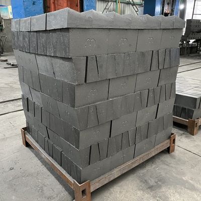 Magnesium vuurvaste bakstenen Mgo-C Magnesiet koolstofbakstenen voor thermische apparatuur Zwart