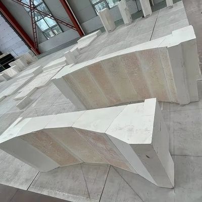Gesmolten Azs-blok 36% Elektrocast Zirconium Corundum bakstenen voor het repareren van glazen ovens