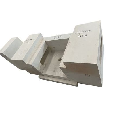 16% SiO2-gehalte AZS Zirconia Corundum baksteen voor glazen smeltovens in Henan