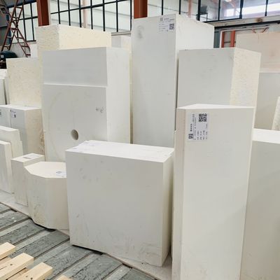 ZrO2-gehalte 33% 36% 41% AZS vuurvaste bakstenen voor glazen ovens vervaardigd in Henan