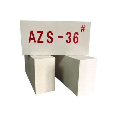 Andere benaming Zirconium Corundum Bricks Al2O3 Fused AZS 33 36 41 Block voor glazen oven
