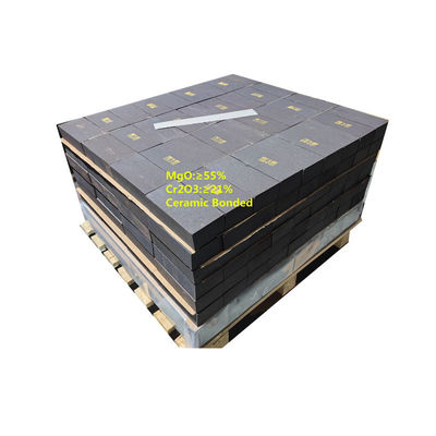 Welding Refractaire Bricks for AOD Furnace Magnesite Chrome Brick Welding Processing Service 0% SiC-gehalte